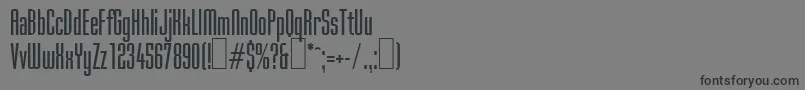 S750SansRegular Font – Black Fonts on Gray Background