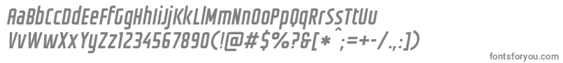 GroteskiaOblique-Schriftart – Graue Schriften