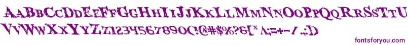 Bloodcrowl-fontti – violetit fontit