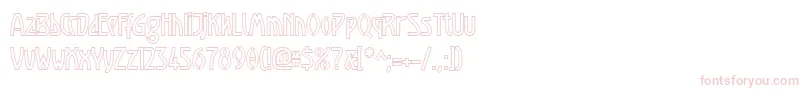 Luxembourg1910Contur-Schriftart – Rosa Schriften