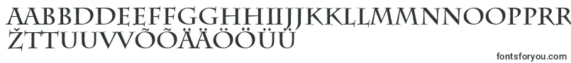Czcionka ChattsworthBold – estońskie czcionki