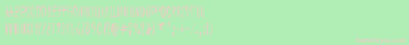 BbbzWowAlternativeFacts.-Schriftart – Rosa Schriften auf grünem Hintergrund