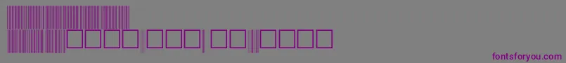 フォントC39p60dhtt – 紫色のフォント、灰色の背景