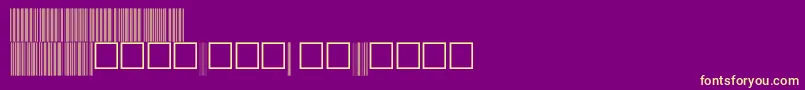 Fonte C39p60dhtt – fontes amarelas em um fundo roxo