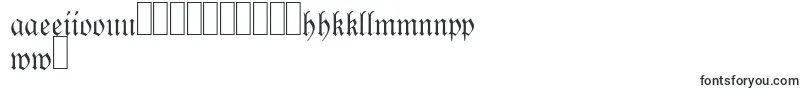 Шрифт Linotypelutherschefrakturdfr – гавайские шрифты