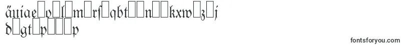 Шрифт Linotypelutherschefrakturdfr – амхарские шрифты