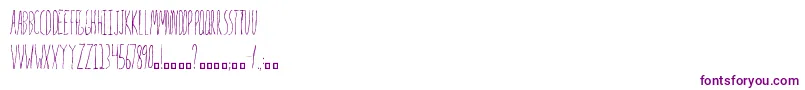 Weitere Informationen zur Strange-Schriftart Strange-Schriftart – Violette Schriften