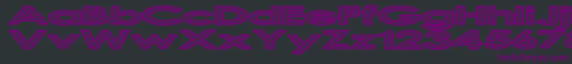 ScalingTheDragon Font – Purple Fonts on Black Background