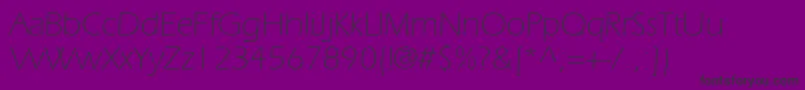 SpeedoLightSsiLight Font – Black Fonts on Purple Background