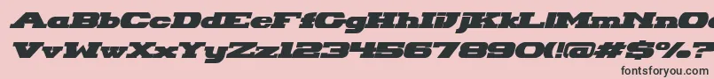 fuente HackneyBlockItalic – Fuentes Negras Sobre Fondo Rosa