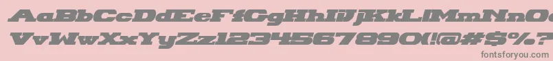 Saiba mais sobre a fonte HackneyBlockItalic Fonte HackneyBlockItalic – fontes cinzas em um fundo rosa