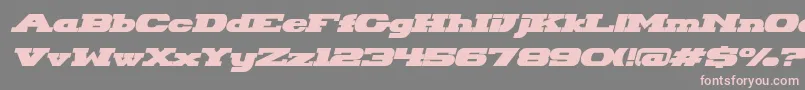 fuente HackneyBlockItalic – Fuentes Rosadas Sobre Fondo Gris