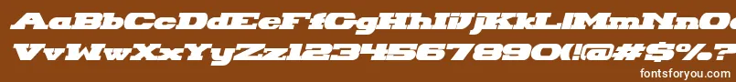 fuente HackneyBlockItalic – Fuentes Blancas Sobre Fondo Marrón