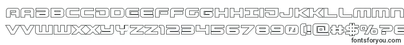 Шрифт Gunshipout – шрифты, начинающиеся на G