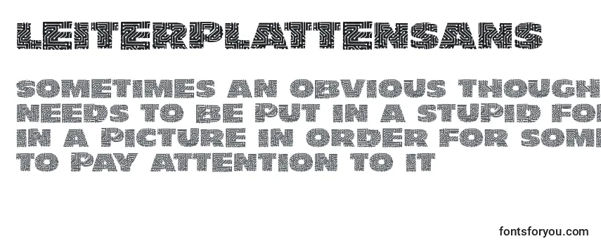 Review of the Leiterplattensans Font