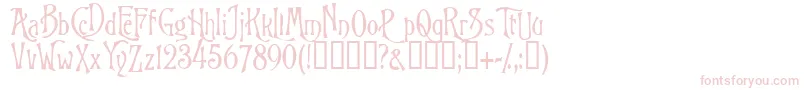 Goodfellow Font – Pink Fonts on White Background