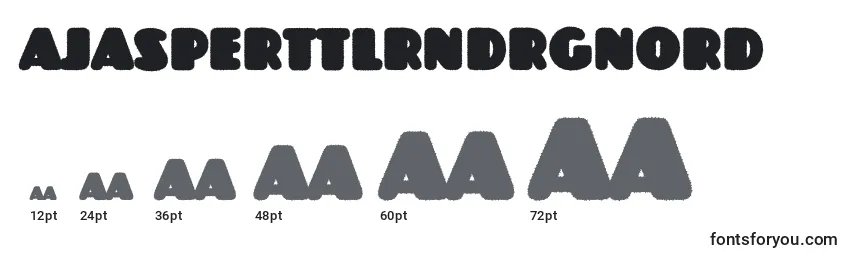 AJasperttlrndrgnord Font Sizes