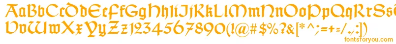 fuente TypographerUncialgotisch – Fuentes Naranjas