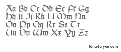 Шрифт TypographerUncialgotisch