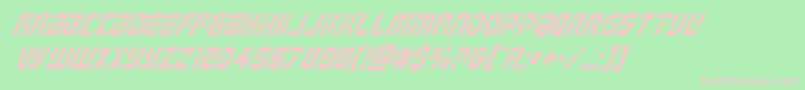 Legiosabinacondital Font – Pink Fonts on Green Background