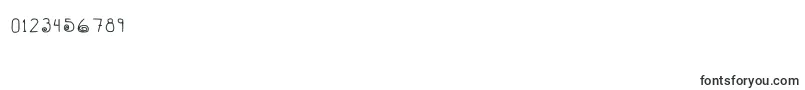 Dangowee-Schriftart – Schriften für Zahlen und Nummern
