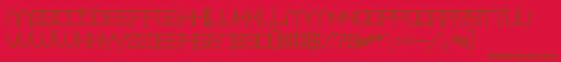 fuente Circuitboard – Fuentes Marrones Sobre Fondo Rojo