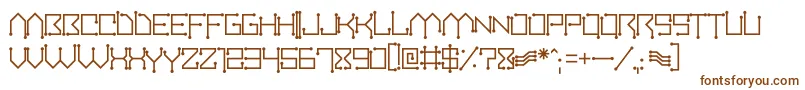 Circuitboard Font – Brown Fonts