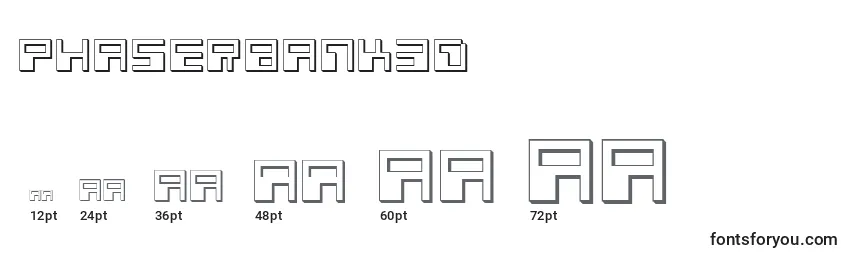 Phaserbank3D Font Sizes