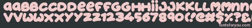 JellyDonuts Font – Pink Fonts on Black Background