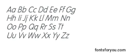 NicollItalic Font