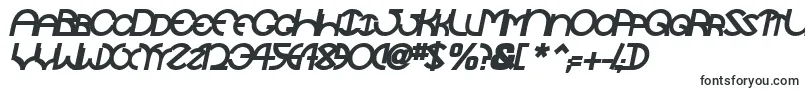 TocopillascapssskBolditalic-fontti – julistefontit