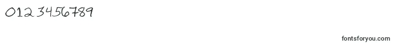 InkpenScribble-Schriftart – Schriften für Zahlen und Nummern