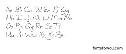 InkpenScribble-fontti