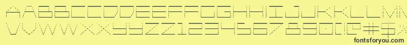 Player1upgrad Font – Black Fonts on Yellow Background