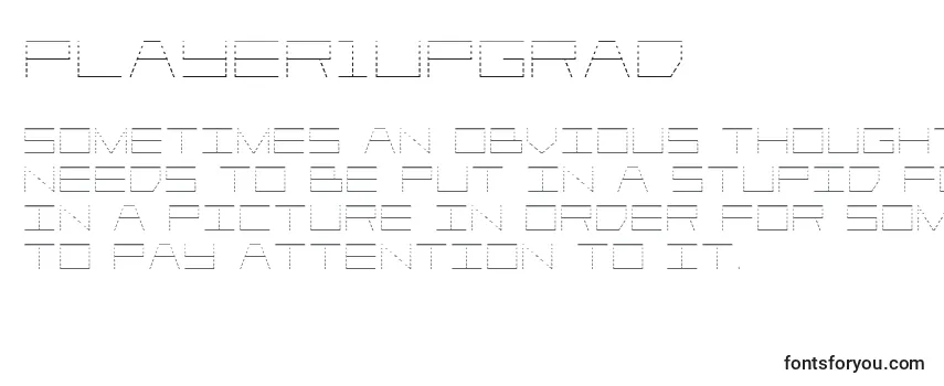 Player1upgrad-fontti