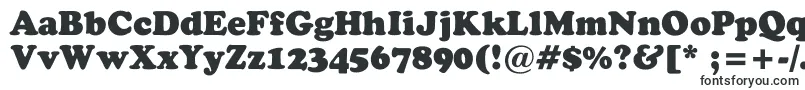Шрифт FennimoreBlack – стандартные шрифты