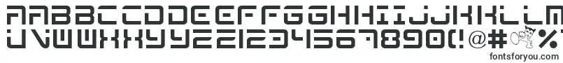 Шрифт MegaByShkdezign – широкие шрифты