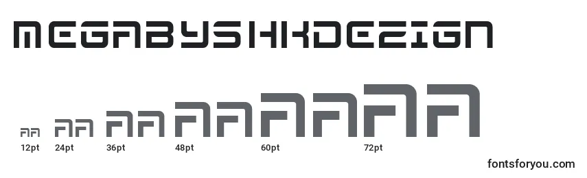 Размеры шрифта MegaByShkdezign