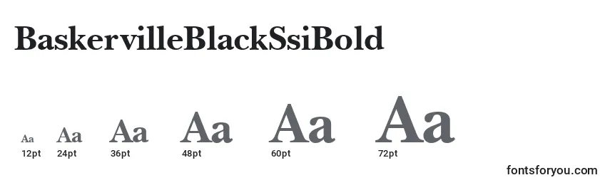 BaskervilleBlackSsiBold Font Sizes