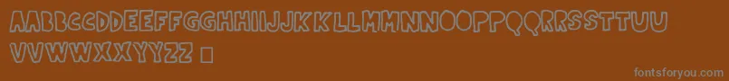 More about Indernikgold Font Indernikgold Font – Gray Fonts on Brown Background