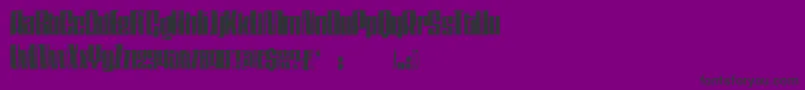 fuente Dsthompson – Fuentes Negras Sobre Fondo Morado