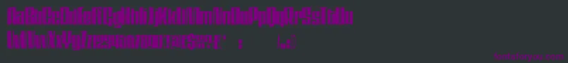 Dsthompson Font – Purple Fonts on Black Background