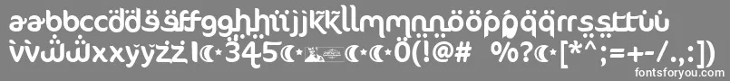 FtfAhlanVeArabezFree Font – White Fonts on Gray Background