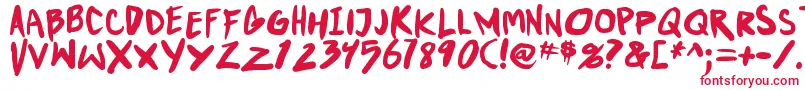 PunkboyTbsBold Font – Red Fonts