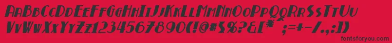 More about BroadmoorBoldItalic Font BroadmoorBoldItalic Font – Black Fonts on Red Background