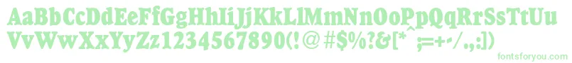 GourmetcbladbNormal Font – Green Fonts