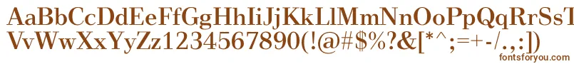 Шрифт VinegarRegular – коричневые шрифты