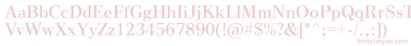 VinegarRegular Font – Pink Fonts on White Background