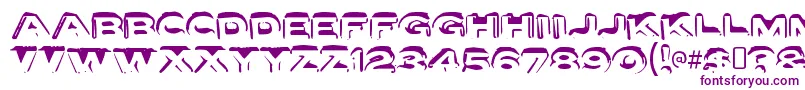 LettersetaRegular Font – Purple Fonts on White Background