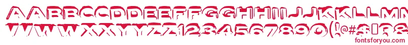 LettersetaRegular-fontti – punaiset fontit
